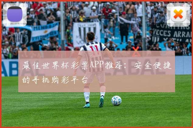 最佳世界杯彩票APP推荐:安全便捷的手机购彩平台